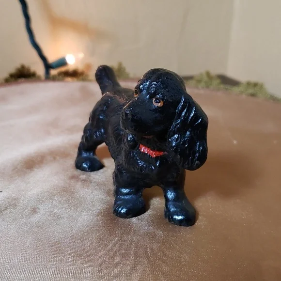 Metal Cocker Spaniel Statue - Picture 2 of 8